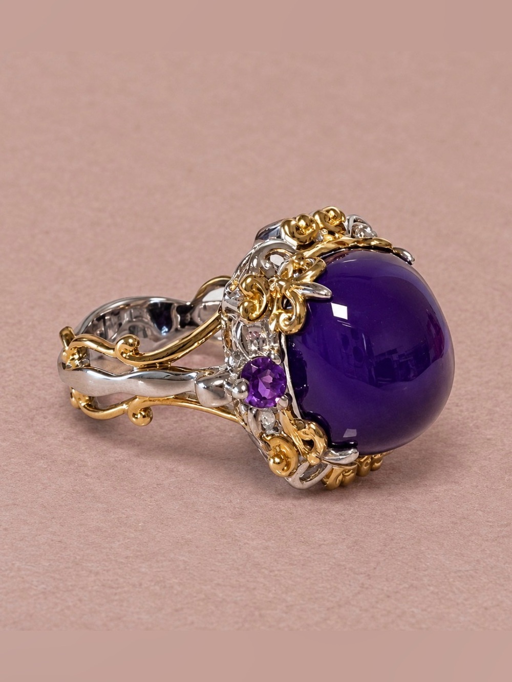 Gems en Vogue NH Purple Gemstone Ring Sterling Silver 925 Michael Valitutti